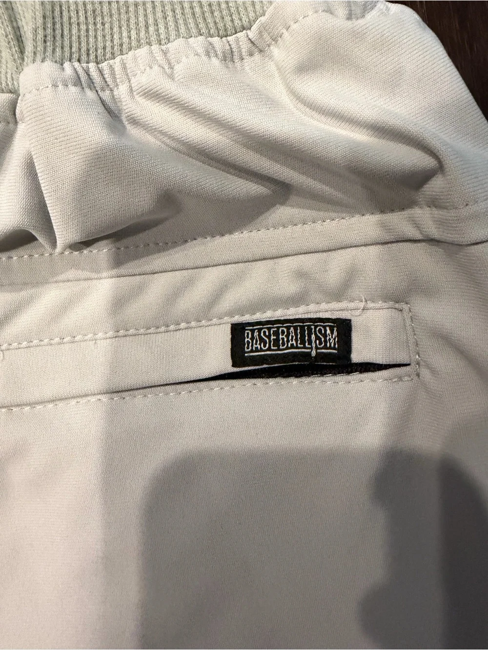 Baseballism Youth Large Performance Jogger Pants Gray Flag Man Baseball YL